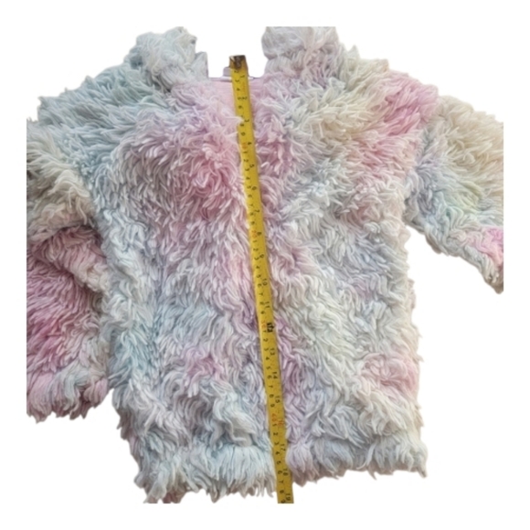 Deux Par Deux, Kid's Size 7, Rainbow print hoodie - Picture 5 of 9